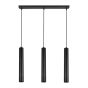 Cylindria Pendant Light - 3-Lights - Black