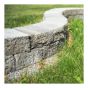 Bloc muret Rustico, 4” x 7 1/2 ” x 5 3/4”, fini charbon