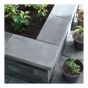 Dalle, Versa 2.0, charbon, 19 1/4'' x 8 1/2'' x 2''