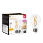 Ampoule DEL A19, 14 W, blanc doux, 2/pqt