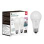 Ampoule DEL A19, 3CCT, 6 W, 450 lumens, intensité variable, 2/pqt