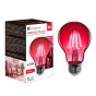 Ampoule rouge DEL A19, 4,5 W, intensité variable