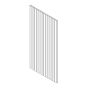 Panneau acoustique, 24" x 95", chêne, 2/pqt