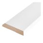 Modern MDF Baseboard with Bevel – pre-painted - 5/8" x 5 1/2" x 8'