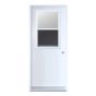 Porte extérieure B03, vitre guillotine 23" x 37", 34", gauche, blanc