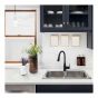 Laminate Countertop - 98.4" x 25" - White Marble Finish