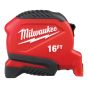 Compact Tape Measure, 16-ft