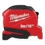 Compact Tape Measure, Metric/Imperial, 5 m/16-ft