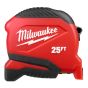 Compact Tape Measure, 25-ft