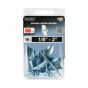 Spring Toggle Bolt Anchors, Hollow Wall, 1/8 x 3-in, 16/Pkg