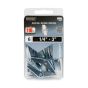 Spring Toggle Bolt Anchors, Hollow Wall, 1/4 x 3-in, 6/Pkg