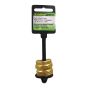 Pipe to Hose Connector, Male & Female, Brass, 1/2-in 