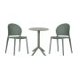 Ensemble bistro Artemis, 3 pièces, table ronde 24", sauge