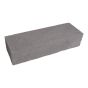 Bloc pour muret Moderno, 18" x 6" x 4", charbon