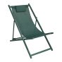 Folding Deck Chair - Dark Green