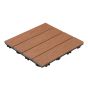 Tuiles composite, 12" x 12", fini teck, 6/pqt