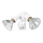 Lumière de sécurité à détecteur de mouvement, 2 lampes, blanc mat