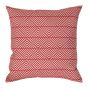 Outdoor Cushion - Geometric Pattern - 16" x 16" - Terracotta