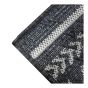Tapis extérieur Otto, tissé plat, 78,7" x 94,5", gris foncé