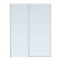 Porte de douche coulissante Sedna, sans cadre, 60" x 78", fini chrome