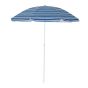 Parasol de plage, 70 7/8" x 74", bleu
