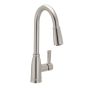 Robinet de cuisine Lilibeth, douchette rétractable, inox Spot Resist