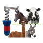 Oscillating Cow Brush - FlexiSwing - Spring-Mounted