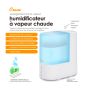 Humidificateur à vapeur chaude, 0,5 gal, sans filtre