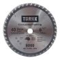 Lame de scie circulaire au carbure, 6 1/2", 40 dents
