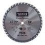 Lame de scie circulaire au carbure, 10", 40 dents