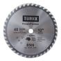 Lame de scie circulaire au carbure, 12", 40 dents