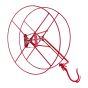Vertical Tubing Winder - 5/16" - Foldable with Swivel Hook