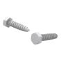 Hex Head Lag Bolts - 1/4" x 1" - Galvanized Finish - 50/Pkg