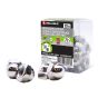 Acorn Cap Nuts - 3/8" x 5/8" - Nickel-Plated - 25/Pkg