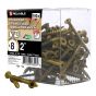 Treated Wood Screws - #8 x 2" - Type 17 - Tan - 100/Pkg