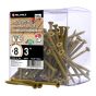 Treated Wood Screws - #8 x 3" - Type 17 - Tan - 100/Pkg