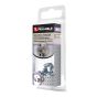 Hexagonal Castle Nuts - 1/4"-28 - Zinc Plated - 4-Pack