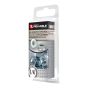 Hex Serrated Flange Nut - 1/4" - Zinc Finish - 8-Pack