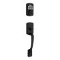 Electronic Handleset - Keypad Deadbolt - Matte Black