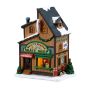 Figurine village boutique de patins illuminée