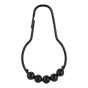 Shower Curtain Hooks - 1.5" x 2.83" - Black - 12/Pkg