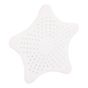 Star-Shaped Hair Catcher - TPR - 5.9" x 5.9" - White