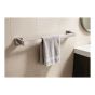 Ensemble d'accessoires de salle de bain muraux, chromé, 5 pcs