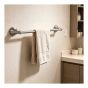 Ensemble d'accessoires de salle de bain mural, nickel, 4 pcs