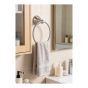 Ensemble d'accessoires de salle de bain mural, nickel, 4 pcs