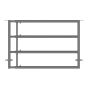Galvanized LV4 Panel - Adjustable 2-3 m - 1 Spacer - 60 mm Tube