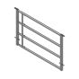 Galvanized LV4 Panel - Adjustable 2-3 m - 1 Spacer - 60 mm Tube