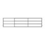 Galvanized LV4 Panel - Adjustable 4-5 m - 2 Spacers - 60 mm Tube