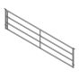 Galvanized LV4 Panel - Adjustable 5-6 m - 2 Spacers - 60 mm Tube