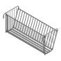 Square Post with Base Plate - Galvanized - 80 mm x 1.45 m